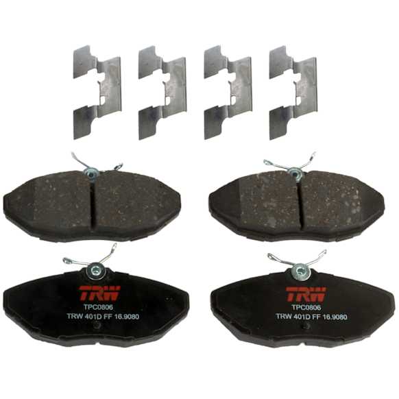 TXH0806 Rear Premium Braking Series Semi-metallic Brake Pad Set