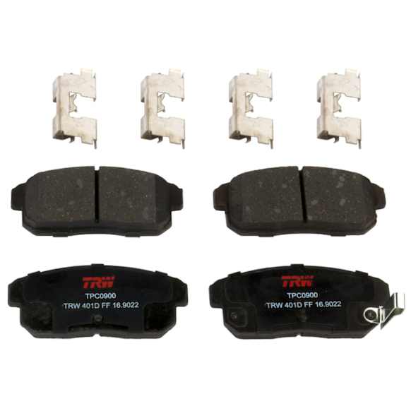 TXH0900 Rear Premium Braking Series Semi-metallic Brake Pad Set