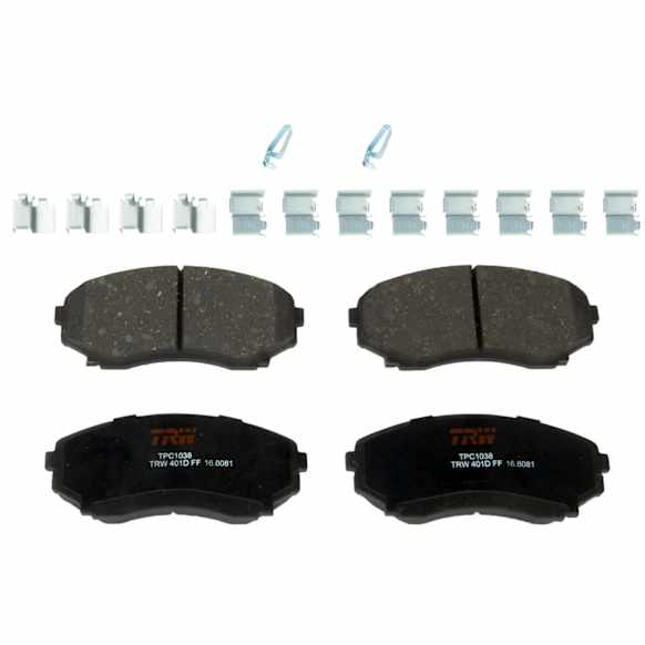 TXH1038 Front Premium Braking Series Semi-metallic Brake Pad Set