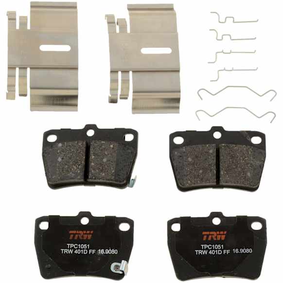 TXH1051 Rear Premium Braking Series Semi-metallic Brake Pad Set