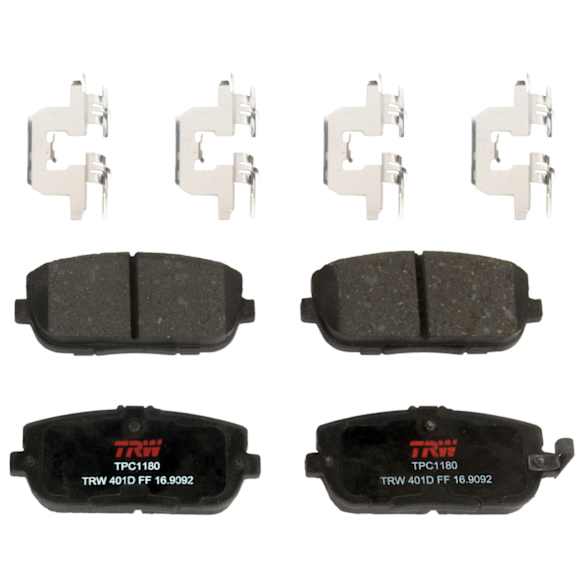 TXH1180 Rear Premium Braking Series Semi-metallic Brake Pad Set