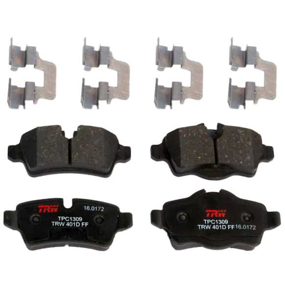 TXH1309 Rear Premium Braking Series Semi-metallic Brake Pad Set