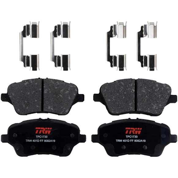 TXH1730 Front Premium Braking Series Semi-metallic Brake Pad Set