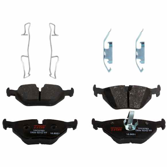 TXM0763 Rear Premium Braking Series Semi-metallic Brake Pad Set