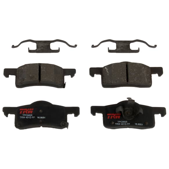 TXM0935 Rear Premium Braking Series Semi-metallic Brake Pad Set