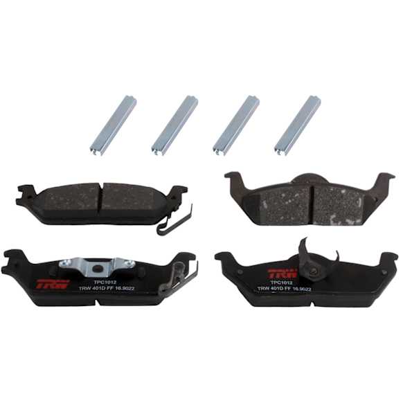 TXM1012 Rear Premium Braking Series Semi-metallic Brake Pad Set