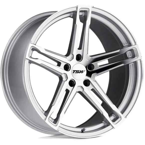 2090MEC155120S76 Aluminum Silver Wheel, 20 in. X 9 in., 5 x 4.5 in. Bolt Pattern