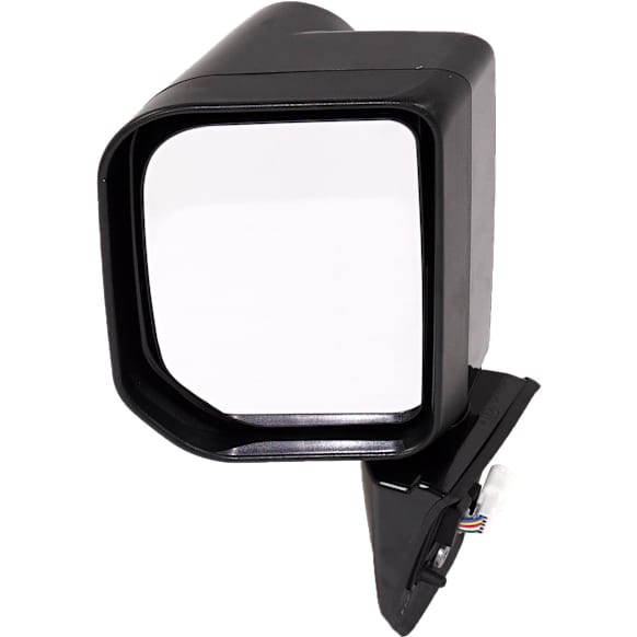 Driver Side Mirror, Power Adjust, Manual Folding, Non-Heated, Paintable, In-housing Signal Light, No Memory, No Puddle Light, No Auto-Dimming, No Blind Spot Feature