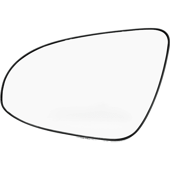 2012-2014 Toyota Camry - Driver Side Mirror Glass, Heated, No Blind Spot Feature, No Turn Signal Light, With Backing Plate
