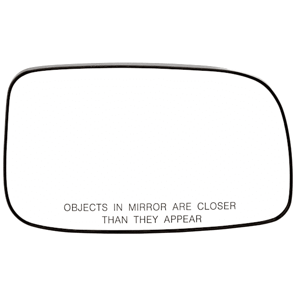 2004-2009 Toyota Prius - Passenger Side Mirror Glass, Non-Heated, No Blind Spot Feature, Convex, With backing plate
