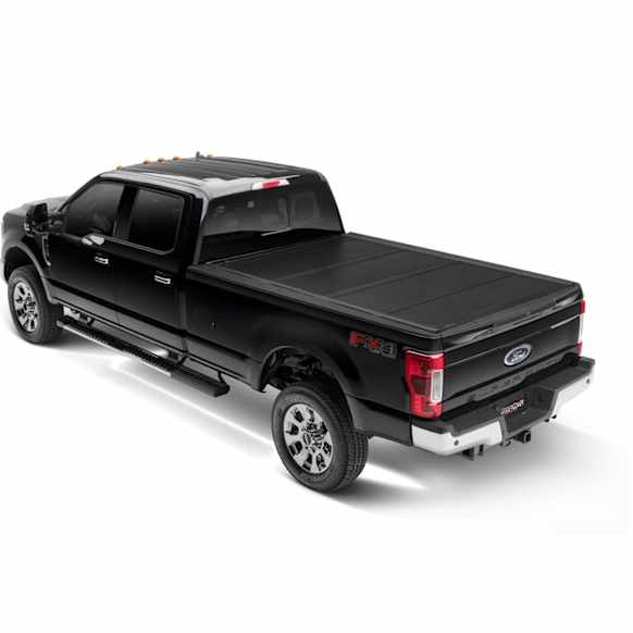 AX22021 Armor Flex Series Hard Folding Tonneau Cover, Aluminum Fits Approx. 6 ft. 6 in. Bed