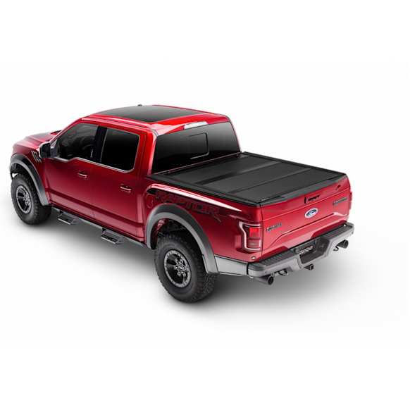 AX82000 Armor Flex Series Hard Folding Tonneau Cover, Aluminum Fits Approx. 5 ft. Bed