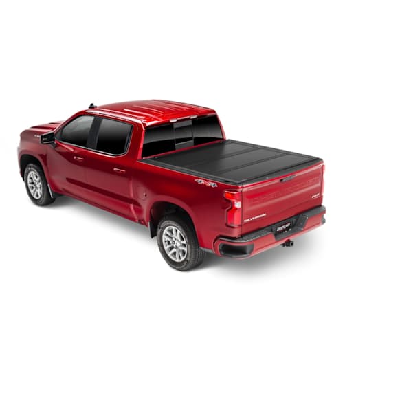 UX42014 Ultra Flex Series Hard Folding Tonneau Cover, ABS composite Fits Approx. 5 ft. Bed