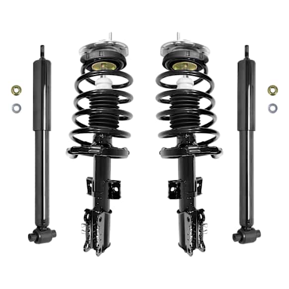2007 Volvo V70 - Front and Rear, Driver and Passenger Side, Shock and Fully Loaded Strut, FWD,  Except Sport and 4C Adaptive Suspension