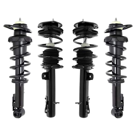 4-11957-15091-001 Front and Rear, Driver and Passenger Side Fully Loaded Strut, Hatchback