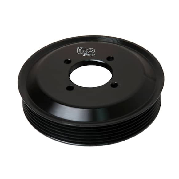 2007 BMW 750i - Water Pump Pulley, 5-Groove Pulley, Serpentine, Black, Aluminum, Sold Individually, APA/URO Parts Water Pump Pulley