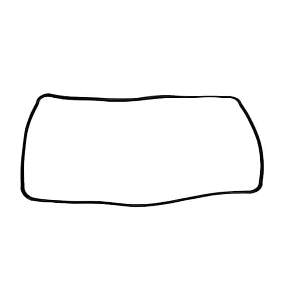 1990 Mercedes Benz 560SEL - Sunroof Weatherstrip Seal, Only used With Steel Sunroof (Code 412), Sold Individually