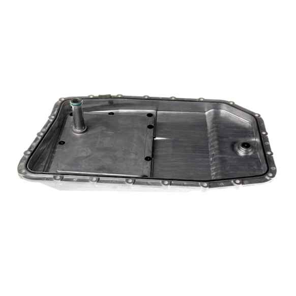 24152333903PRM APA/URO Parts Automatic Transmission Oil Pan Transmission Pan - Natural, Aluminum, Direct Fit, Sold Individually