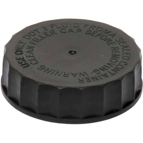 1981 Porsche 911 - Brake Reservoir Cap, With Rubber Gasket, Black, Sold Individually, APA/URO Parts Brake Reservoir Cap