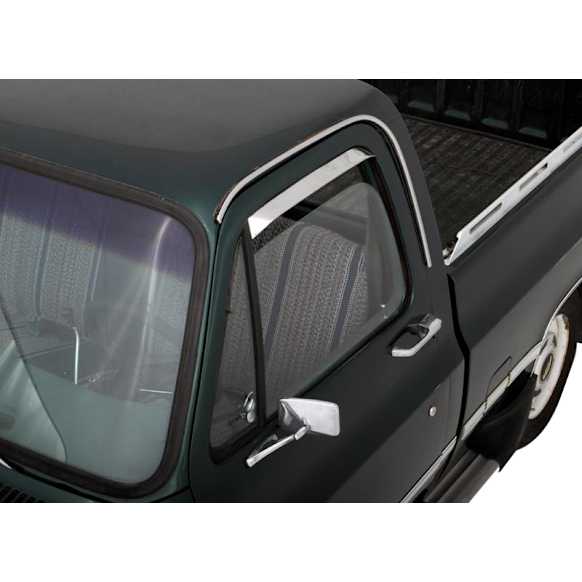 12059 Front Window Visor, Polished