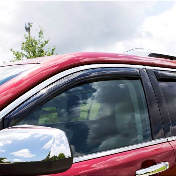 194675 Front and Rear Window Visor, Smoke