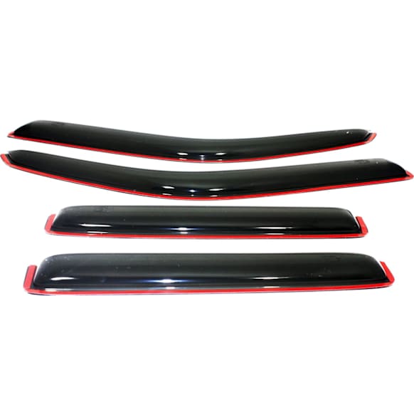 194751 Front and Rear Window Visor, Smoke