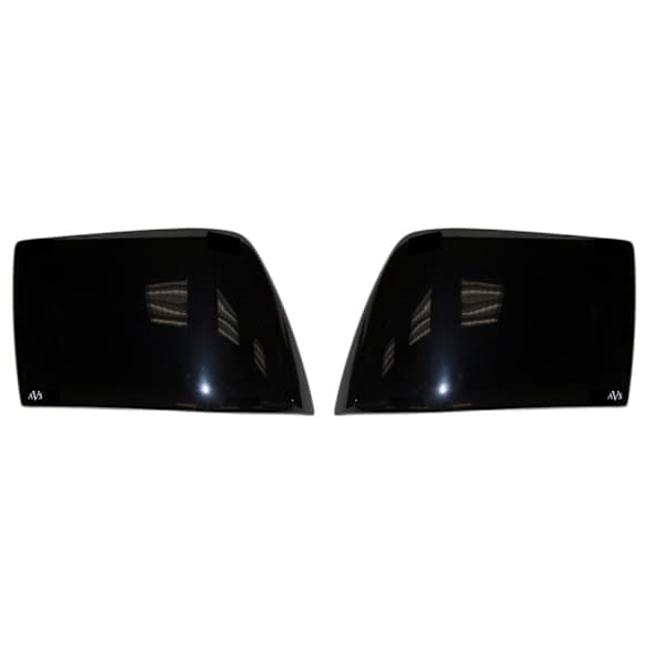 33460 Tail Light Cover - Smoked, Plastic, Black-outs, Direct Fit, Set of 2