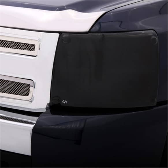 37289 Smoke Series Headlight Cover - Smoke, Acrylic, Direct Fit, Set of 2