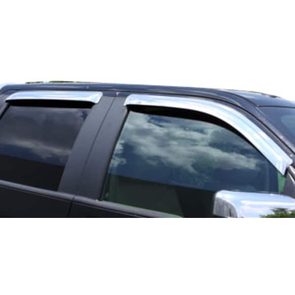 684076 Window Visor, Chrome