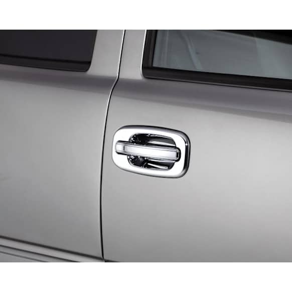 685302 Plastic Plain Chrome Series Door Handle Cover, Chrome