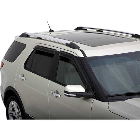 94293 Front and Rear Window Visor, Smoke