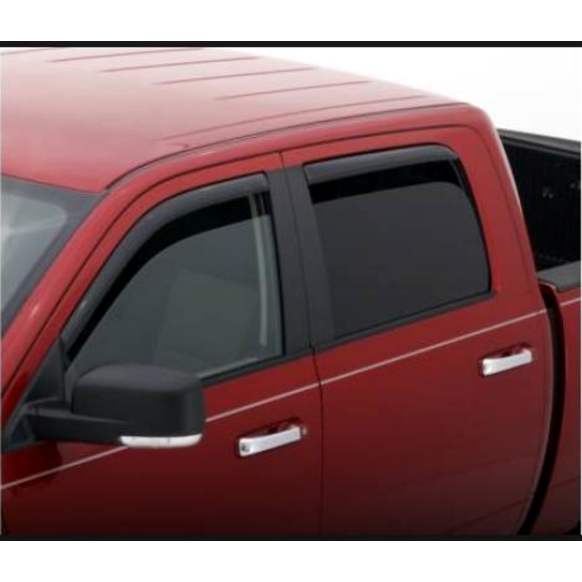 94989 Front and Rear Window Visor, Smoke