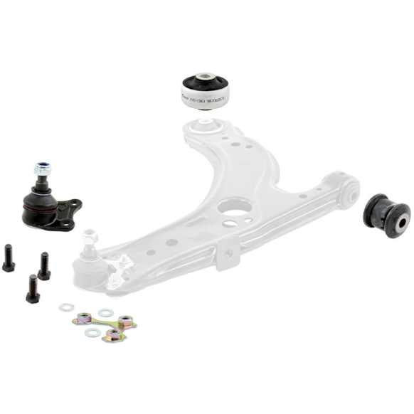 2000 Volkswagen Jetta - Control Arm Repair Kit, enginedesignationname: AEG; Aftermarket Grade; Contains V10-1383, V10-1172, V10-7018, Kit