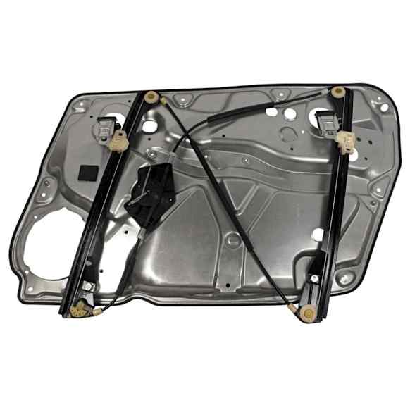 2003 Volkswagen Passat - Front, Driver Side Power Window Regulator, Without Motor, With Mounting Plate; Power Operated, OE Replacement Series