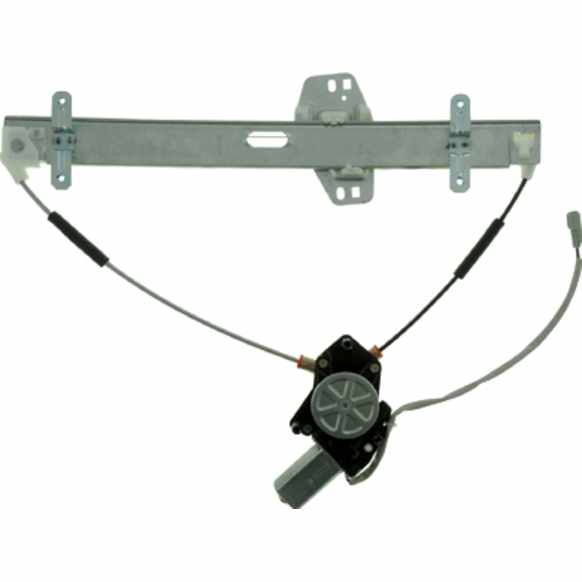 WL44160 Front, Passenger Side VDO OE Replacement Power Window Regulator, With Motor