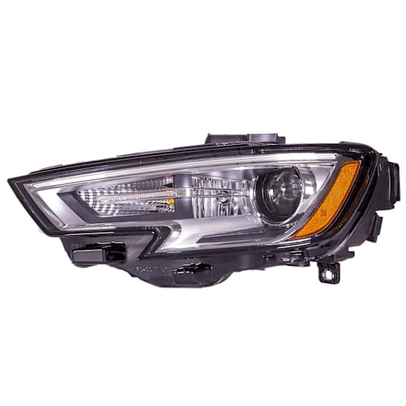 46824 Driver Side HID/LED Combo Headlight, Without bulb(s), Clear Lens, OE Replacement Series