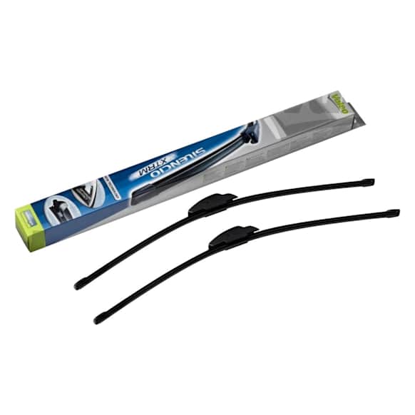 574741 Front Wiper Blade, Framed Driver - 22 in.; Passenger - 18 in.