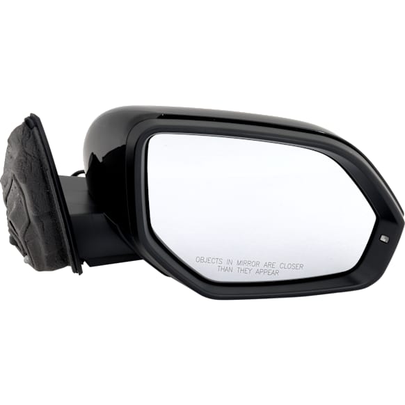 Passenger Side Mirror, Power, Manual Folding, Non-Heated, Paintable, In-housing Signal Light, No Memory, No Puddle Light, No Auto-Dimming, No Blind Spot Feature