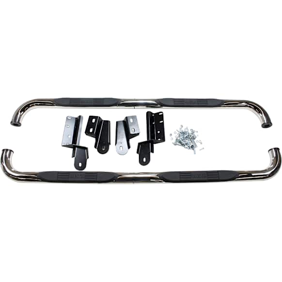 23-2350 E-Series, Polished Stainless Steel 3in. Round Nerf Bars