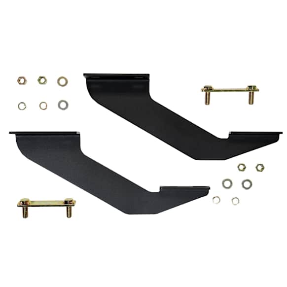 27-2355 Running Board Mounting Kit - Black, Steel, Direct Fit, Kit