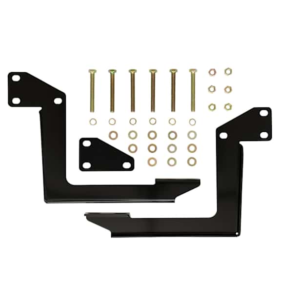 27-2465 Running Board Mounting Kit - Black, Steel, Direct Fit, Kit