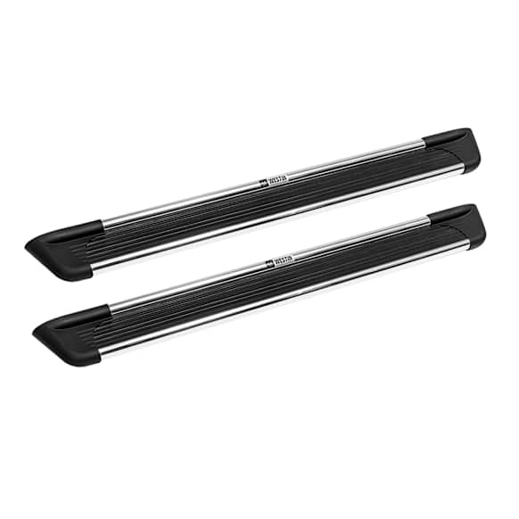2001 Ford F-150 - Sure-grip Series, Running Boards, Brushed, Non-Powered, Aluminum, Set of 2