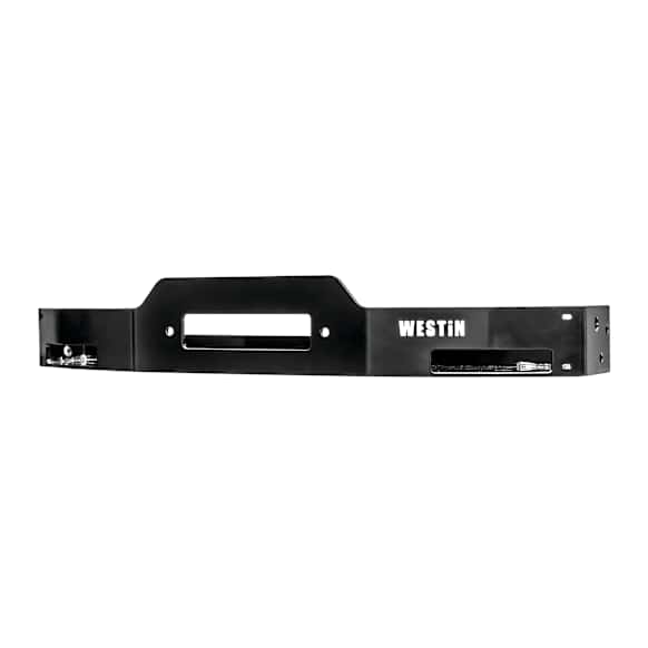 46-23875 Winch Mount - Powdercoated Black, Steel, Plate, Direct Fit, Sold Individually