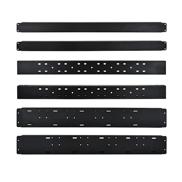 51-30005 Bed Rails - Powdercoated Textured Black, Steel, Direct Fit, Set of 6