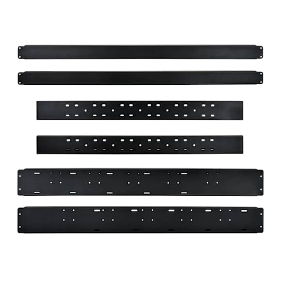 51-30015 Bed Rails - Powdercoated Textured Black, Steel, Direct Fit, Set of 6