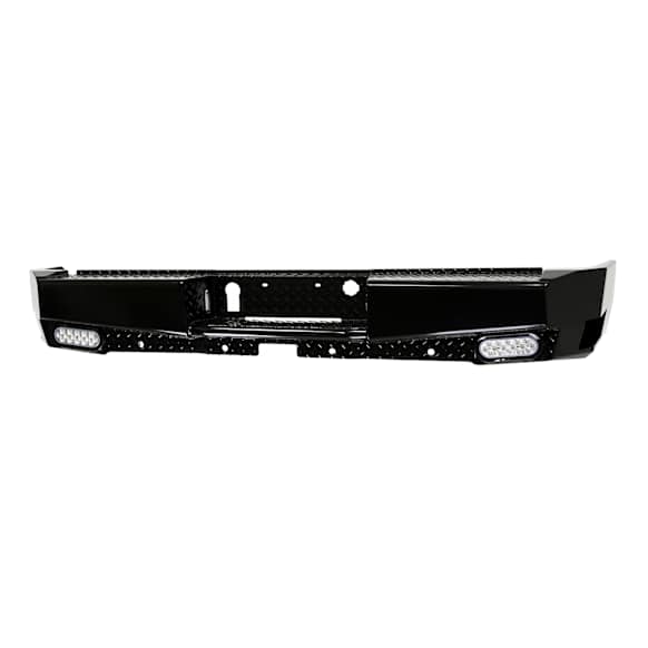 58-341185 HDX Bandit Series Rear Powdercoated Black Bumper