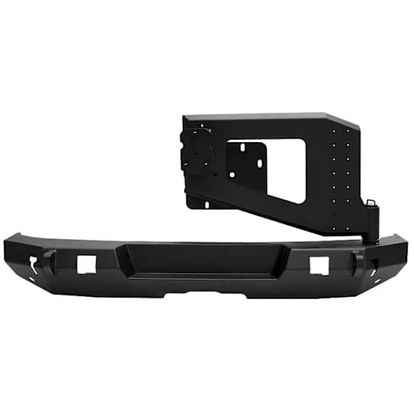 59-82015A WJ2 Series Rear Powdercoated Black Bumper