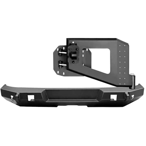 59-82035A WJ2 Series Rear Powdercoated Black Bumper