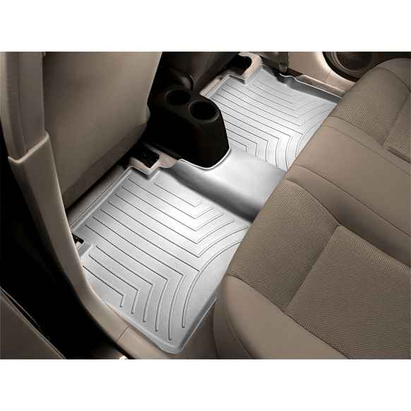 469502 Second Row FloorLiner Series Molded Floor Liner, Gray High-Density Tri-Extruded (HDTE)