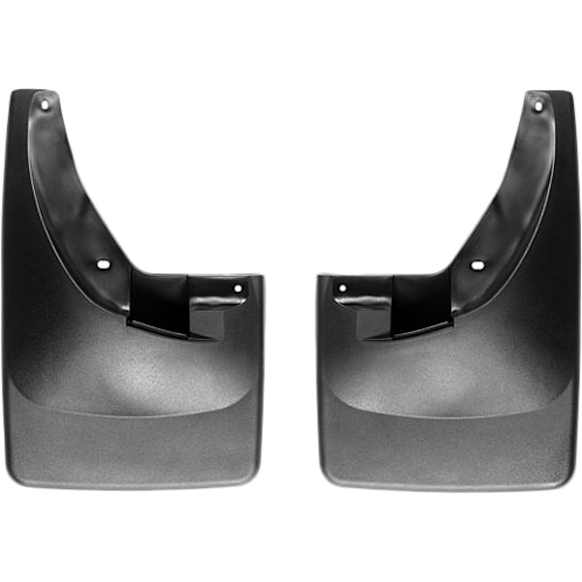 110007 Front, Driver or Passenger Side Mud Flaps, Black, Plastic, DigitalFit Series